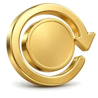 Gold circular arrow — Neosurf