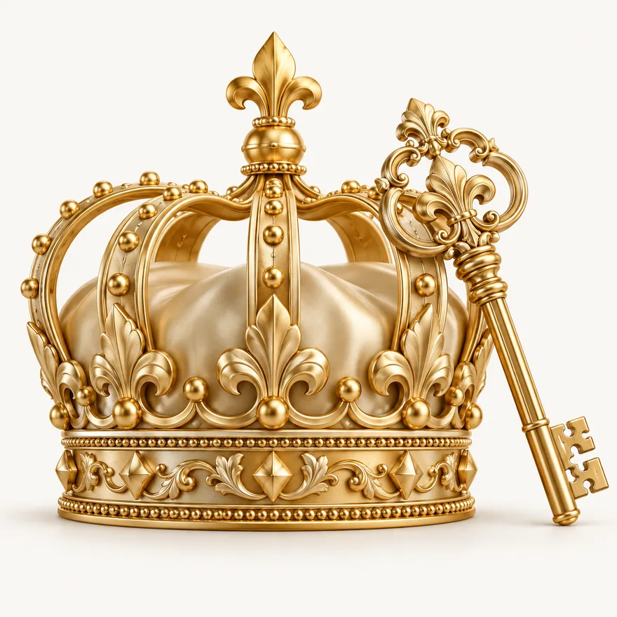 Royal crown and key — Neosurf