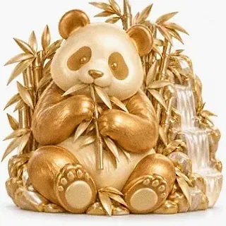 Panda eating bamboo — Neosurf